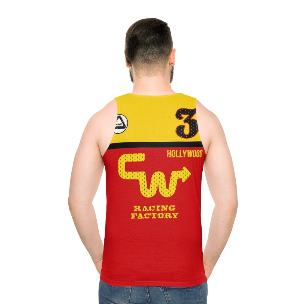 Retro BMX Racing Mike Miranda No. 3 Unisex Tank Top