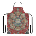 Vintage Persian Carpet Print Apron featuring a classic oriental rug pattern