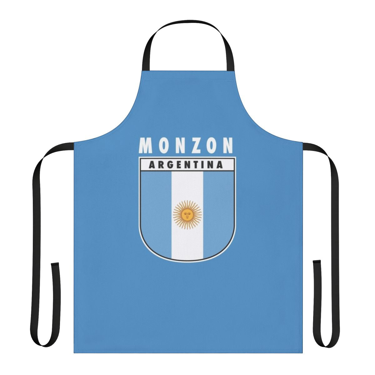 Kitchen apron featuring the image of Argentine boxing legend Carlos Monzon