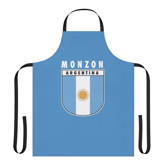 Kitchen apron featuring the image of Argentine boxing legend Carlos Monzon