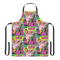 Colorful retro apron with Xuxa, a beloved Brazilian TV show character from the 1980s