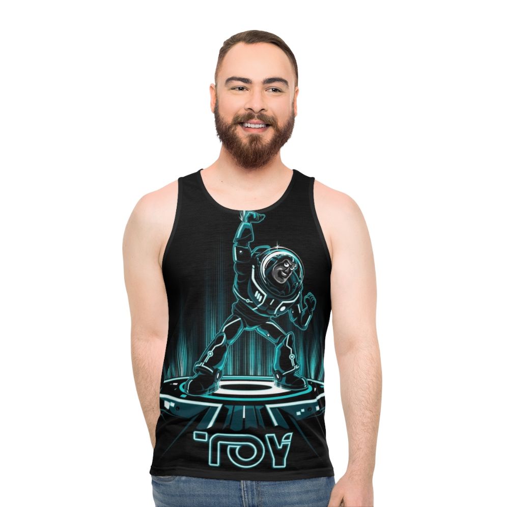 Retro Buzz Tron Unisex Tank Top