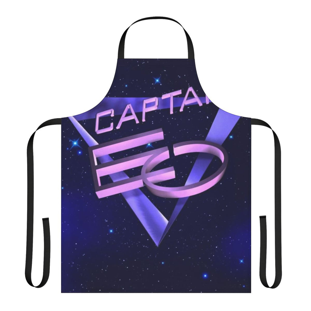 Retro Captain Eo Inspired Apron with Michael Jackson, Disney, and Space Themes