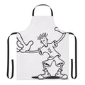 Retro-style apron featuring the iconic Fido Dido character from the 7Up brand