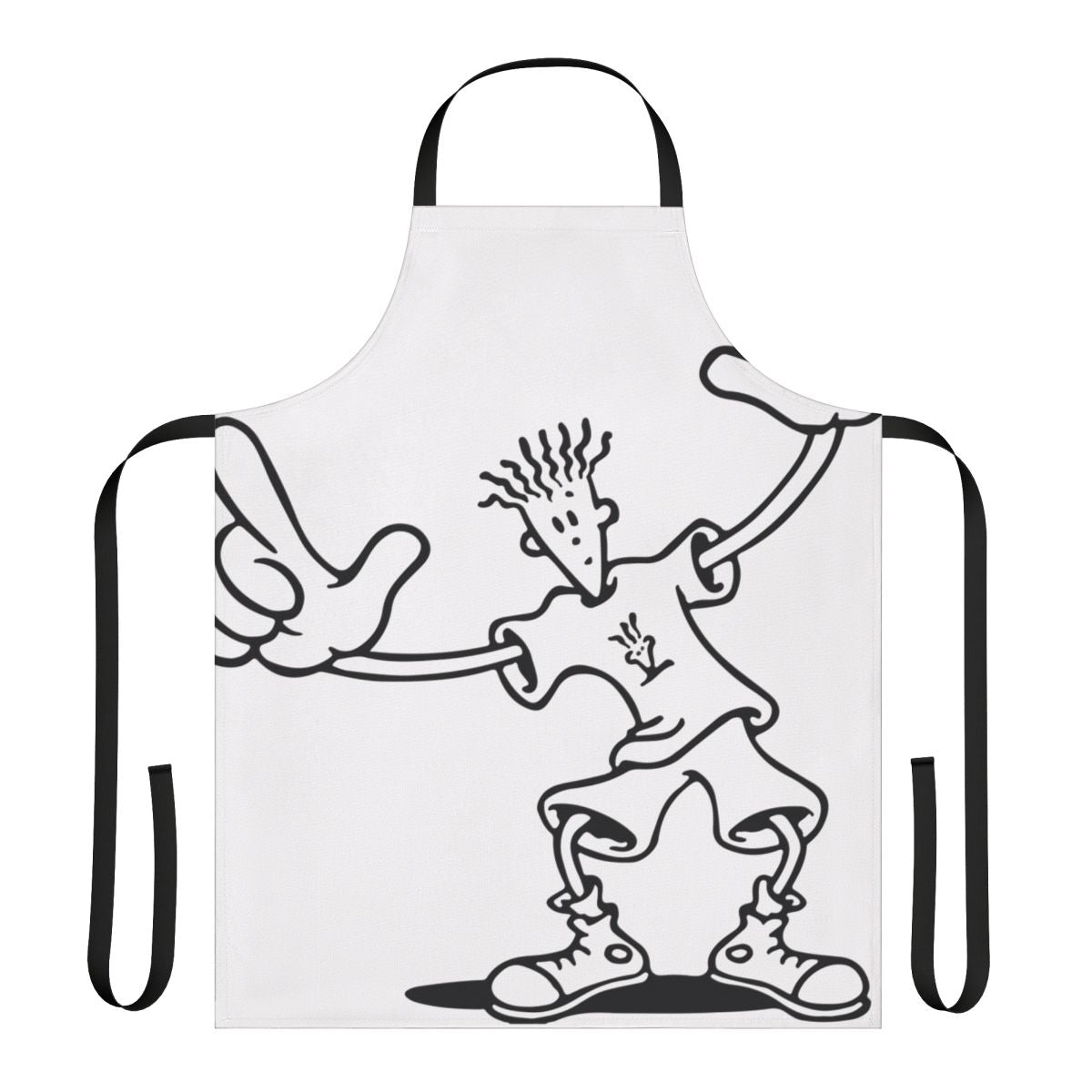 Retro-style apron featuring the iconic Fido Dido character from the 7Up brand