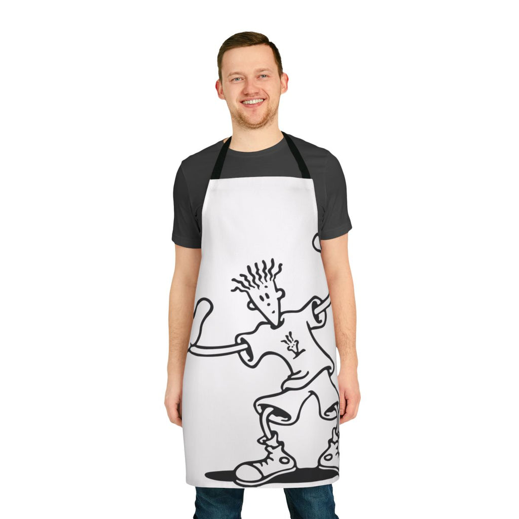Retro-style apron featuring the iconic Fido Dido character from the 7Up brand