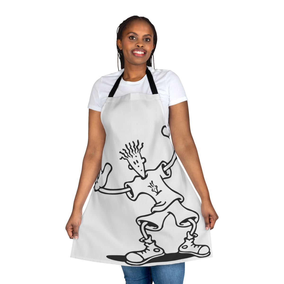 Retro-style apron featuring the iconic Fido Dido character from the 7Up brand