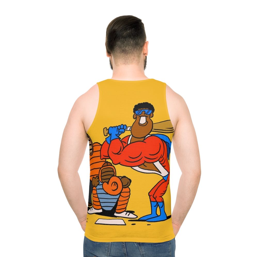 Retro cartoon unisex tank top