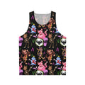 Unisex tank top featuring retro cereal monsters