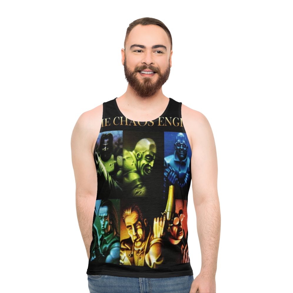 Retro Chaos Engine Unisex Tank Top