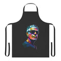 Retro chef apron featuring Anthony Bourdain's signature style and design
