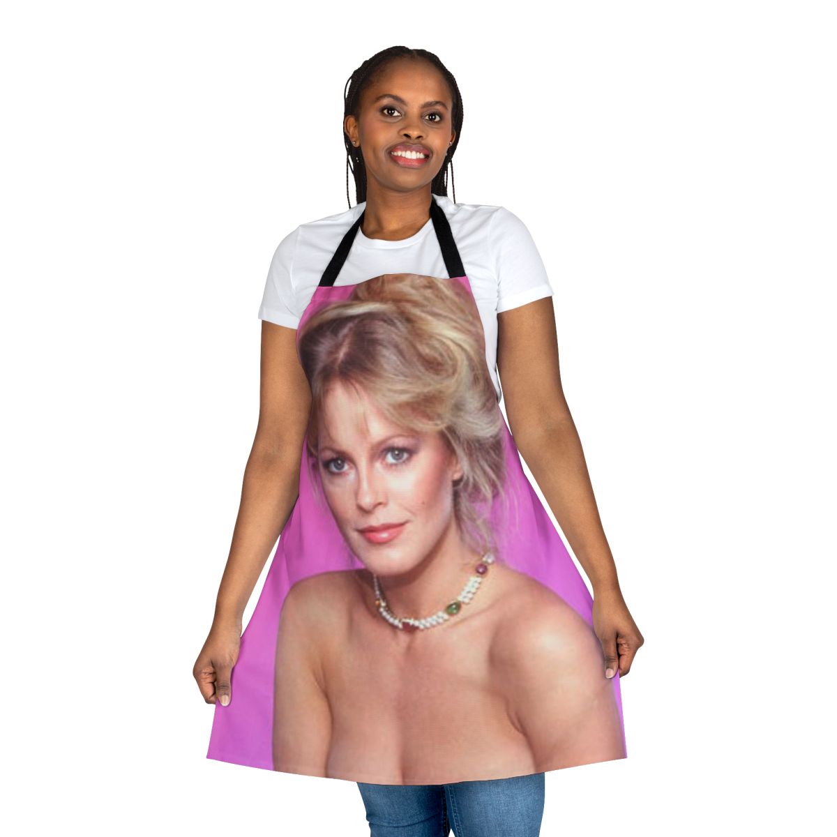 Cheryl Ladd inspired vintage-style apron for the kitchen