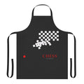 Stylish apron featuring a chess musical theme