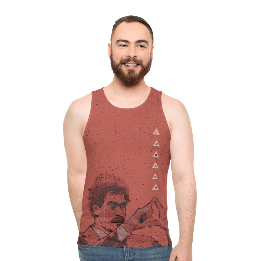 Retro Chicago Bulls 90s Triangle Offense Unisex Tank Top