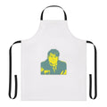 Retro-inspired apron featuring Chris Farley's iconic "Motivational Speaker" character from SNL