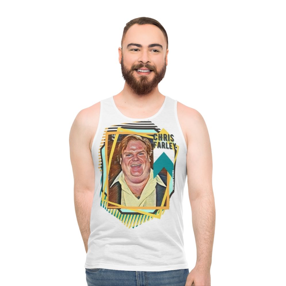 Retro Chris Farley Pop Art Tank Top