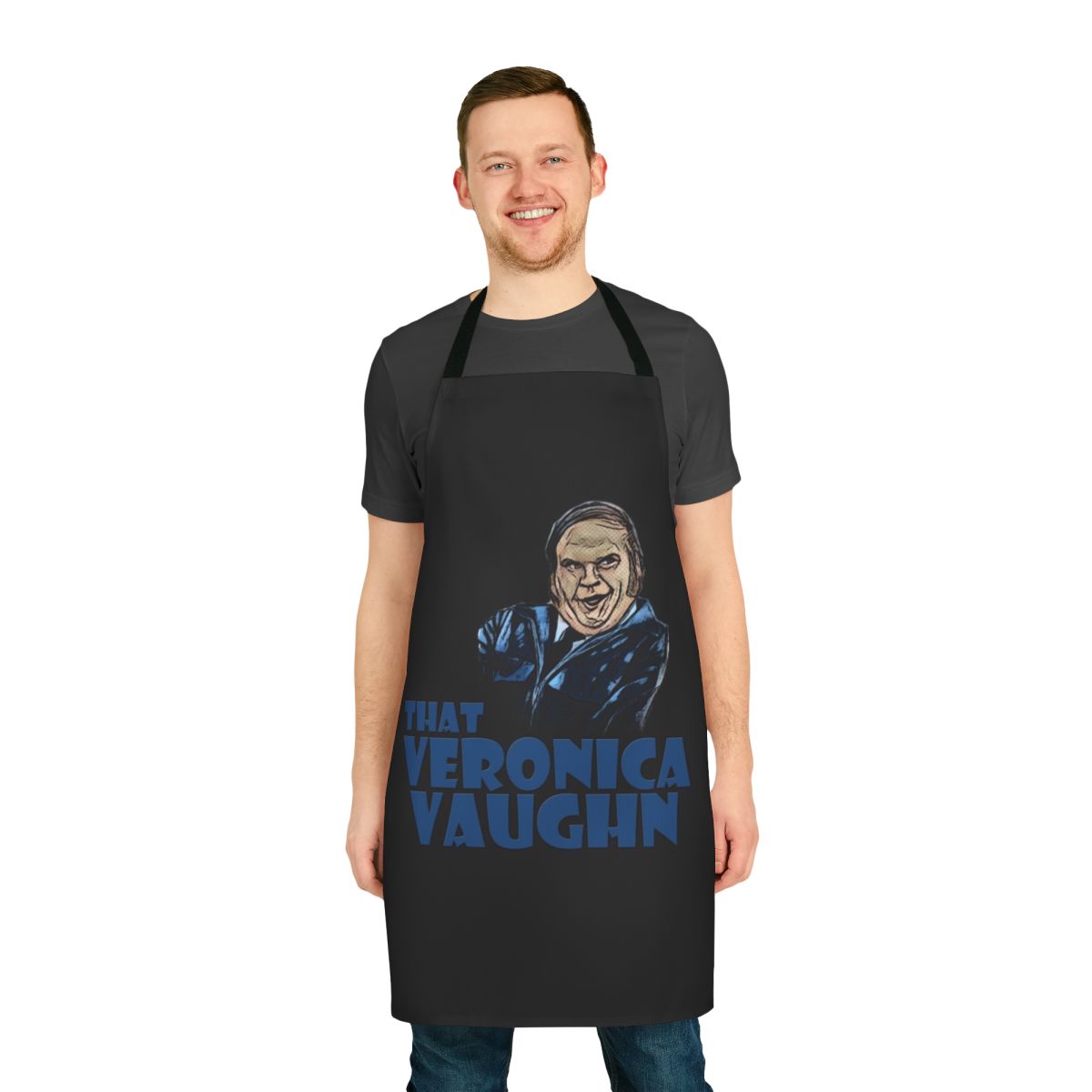 Retro-style apron with "That Veronica Vaughn" design, a nod to the classic comedy film