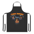 'Three Amigos' inspired queen apron with parody imagery and retro 80s style