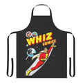 Retro comic book apron featuring a vintage superhero design