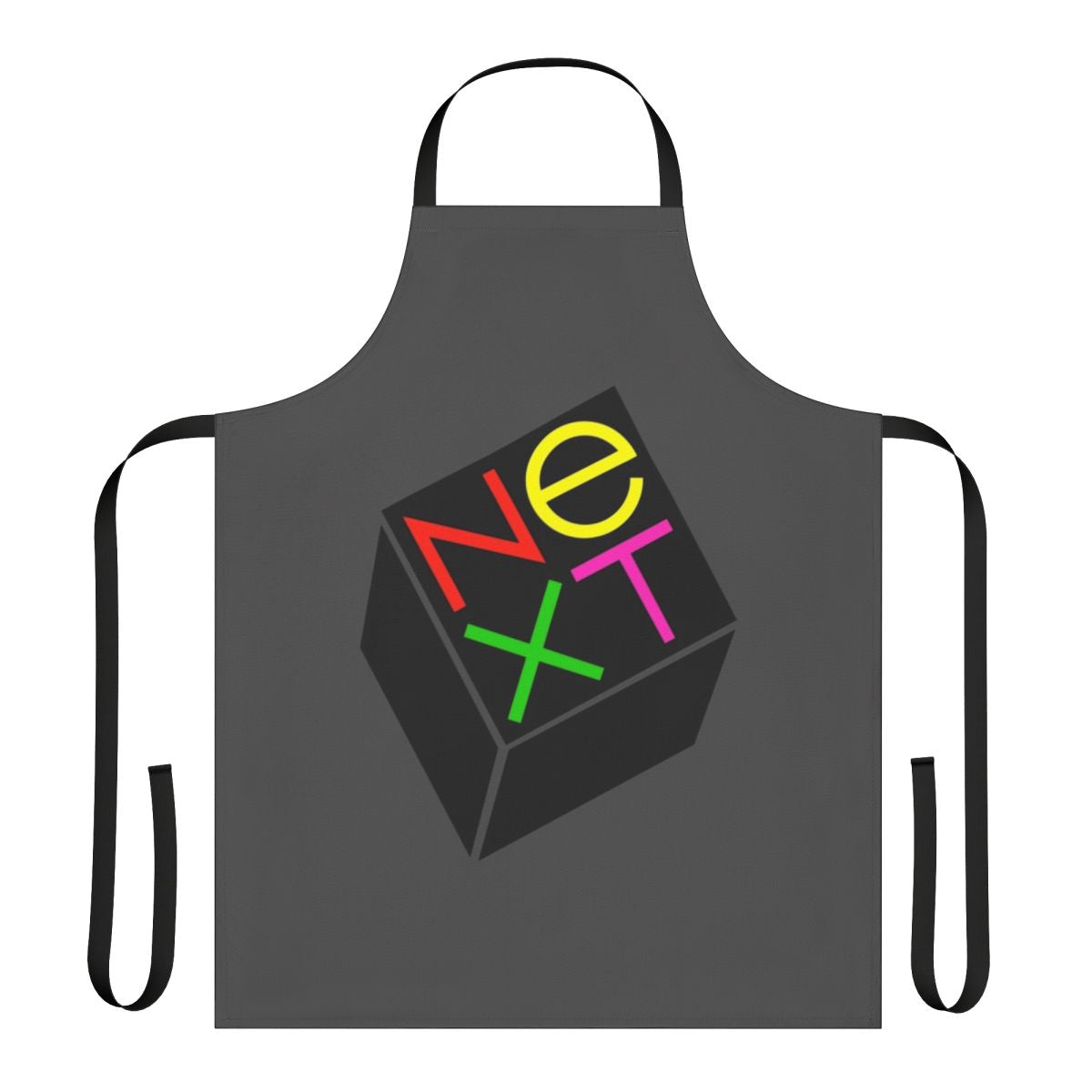 Apron featuring a vintage computer design, perfect for programmers, coders, and tech enthusiasts