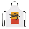 Vintage-style apron featuring elements from classic murder mystery and film noir movies