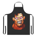Ranxerox-inspired cyberpunk apron with vintage comic book art