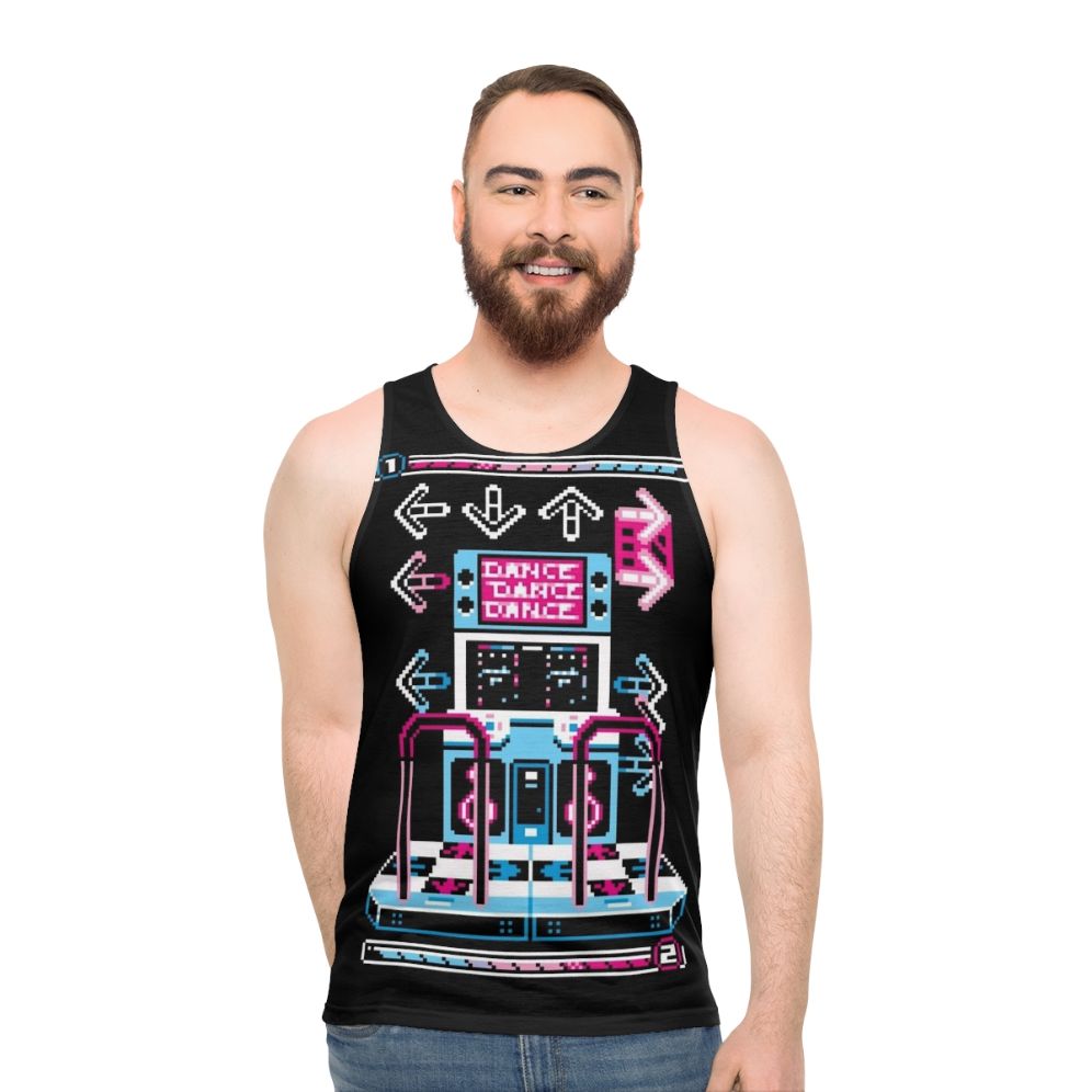 Retro Dance Arcade Unisex Tank Top