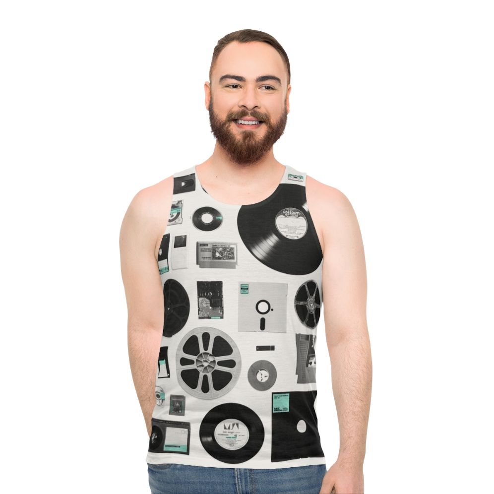 Retro Data Unisex Tank Top