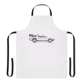 Delorean-inspired apron with retro car design