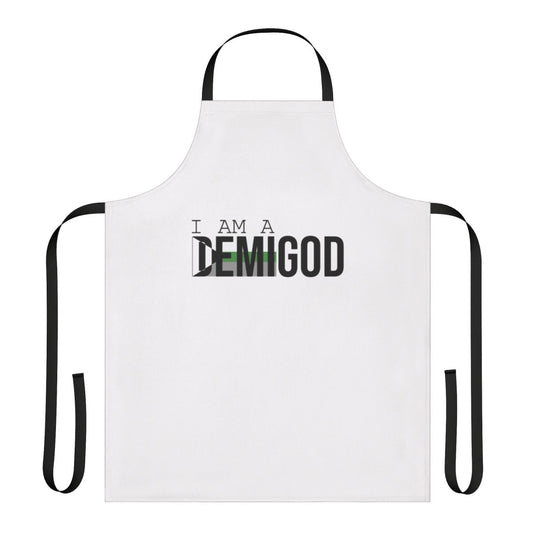 Retro demi romantic inspired apron with vintage airline logo and design