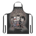 A vintage-style apron featuring the iconic Demogorgon creature from the hit TV series Stranger Things.