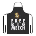 A stylish cooking apron featuring a BMF-inspired Detroit street style design.