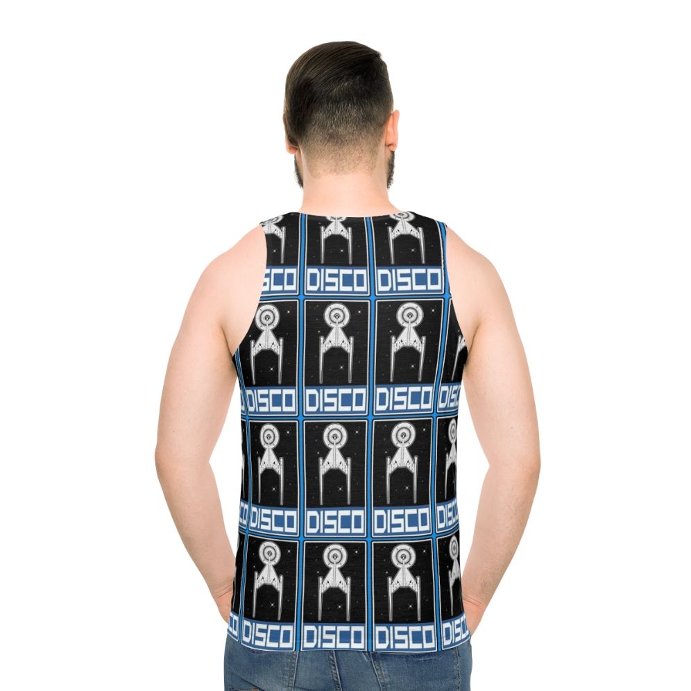 Retro Disco Blue Unisex Star Trek Tank Top