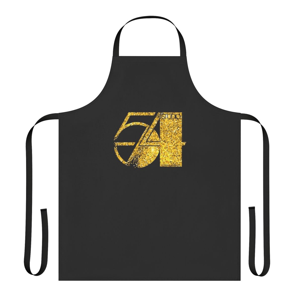 Retro disco-themed apron with Studio 54 design