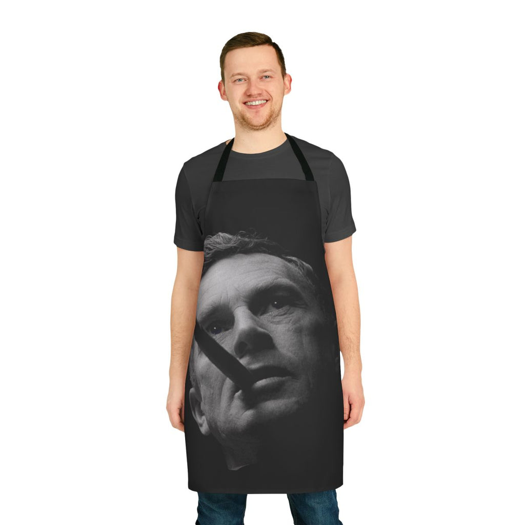Retro apron inspired by the classic 1960s film "Dr. Strangelove"