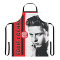 Retro Eddie Cochran inspired rock and roll kitchen apron