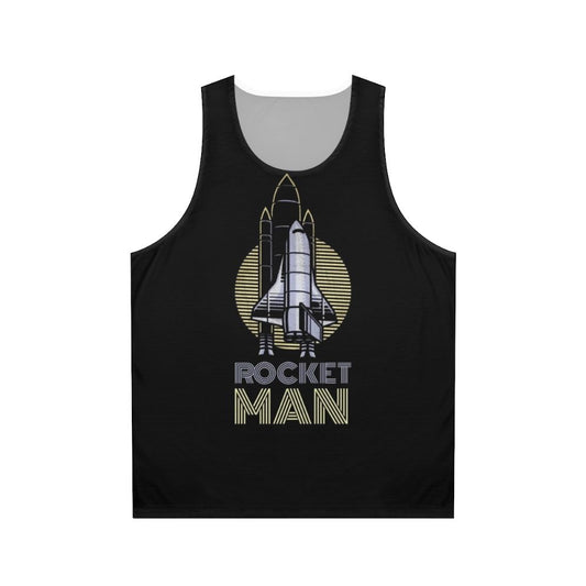Retro Elton John "Rocket Man" Unisex Tank Top