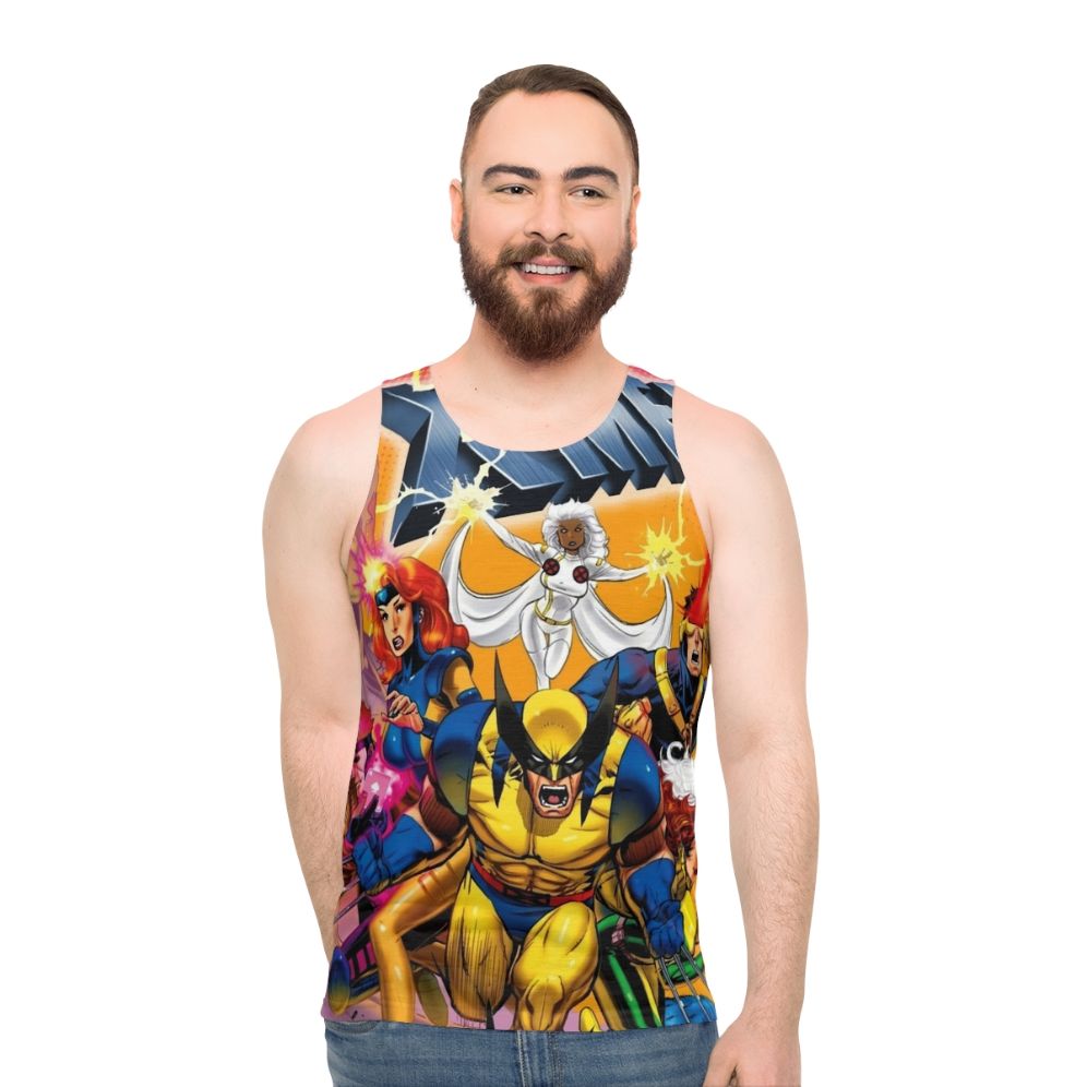 Retro Ethereal Whispers Among Ruins Unisex Tank Top