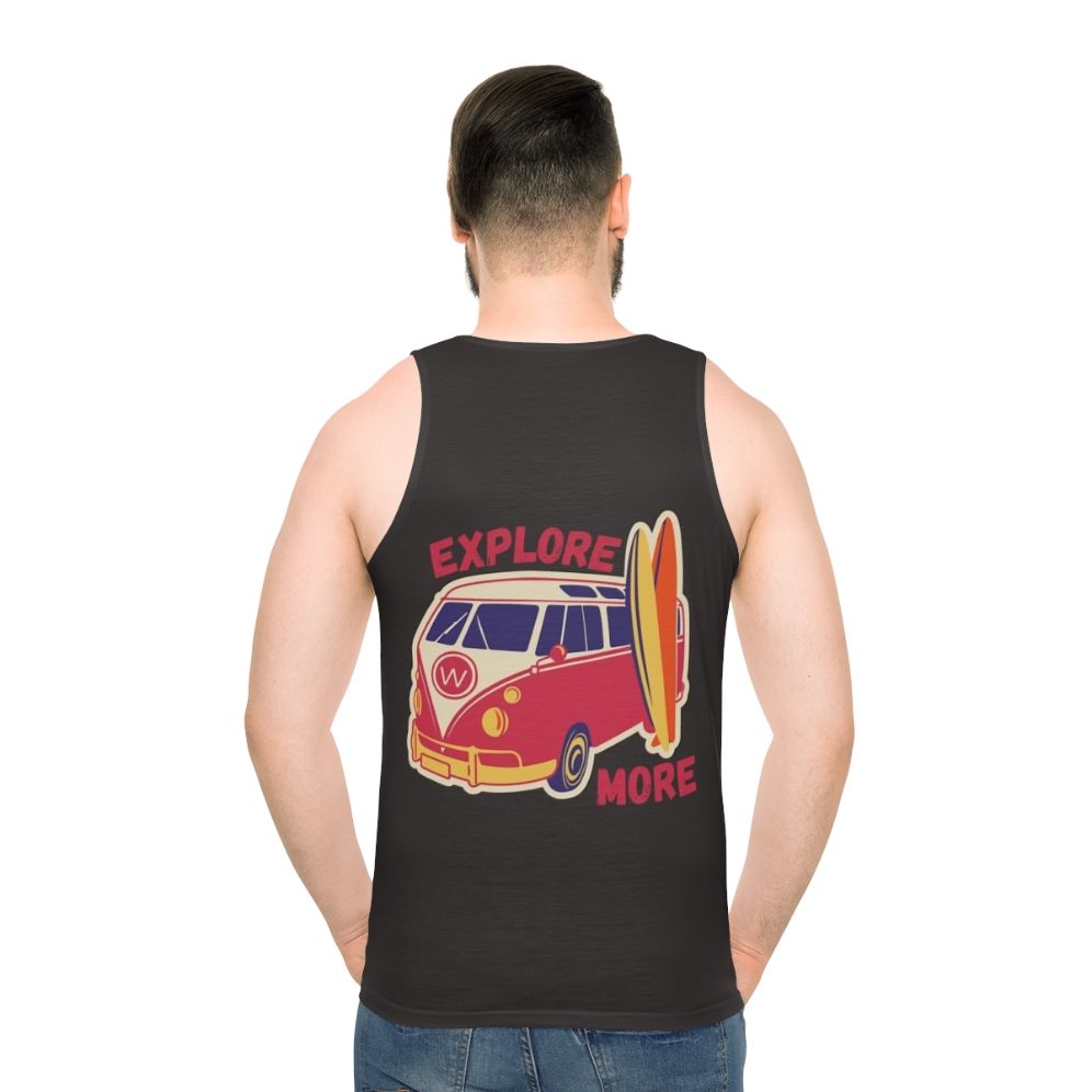 Retro explore unisex tank top