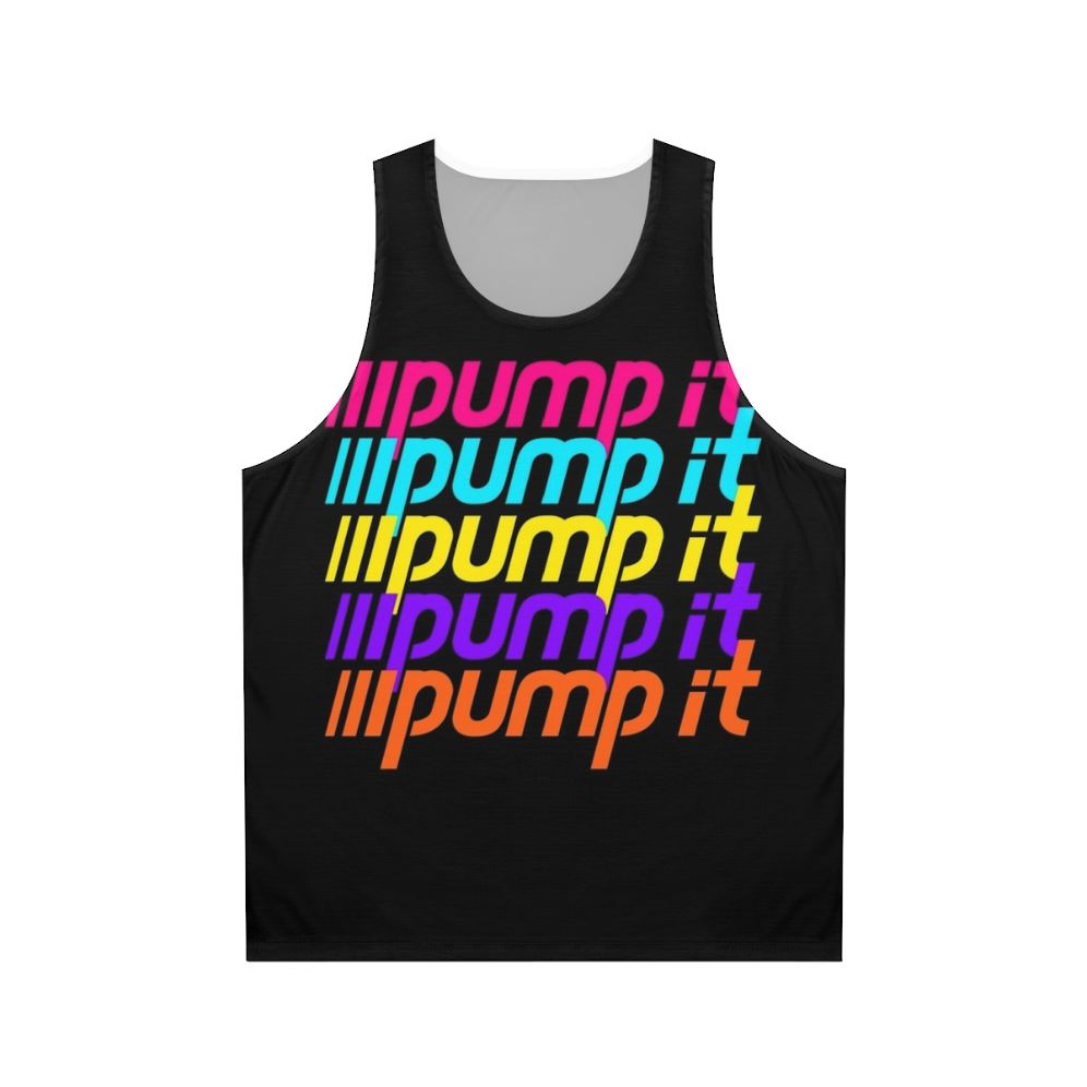 Retro fitness unisex tank top