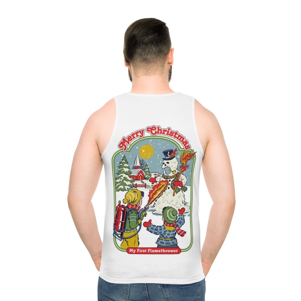 Retro Flamethrower Unisex Tank Top