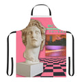 Floral Shoppe Macintosh Plus Inspired Apron with Vaporwave Aesthetic