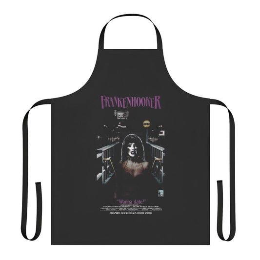 Retro-style apron featuring the Frankenhooker movie cover art