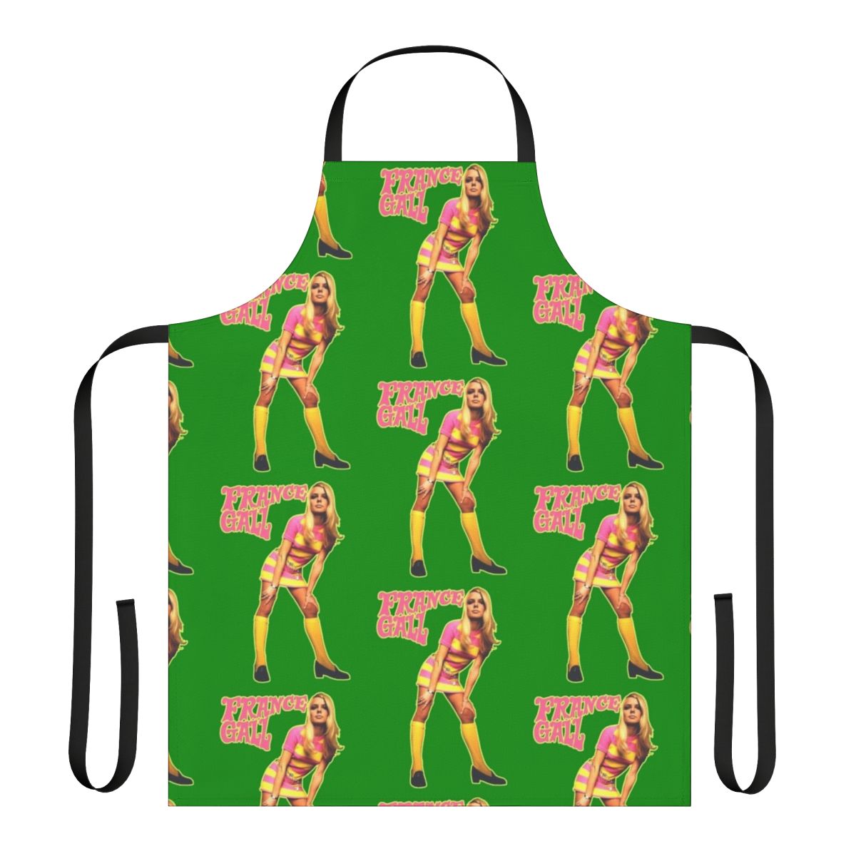 Apron featuring the image of France Gall, a popular 1960s French pop singer