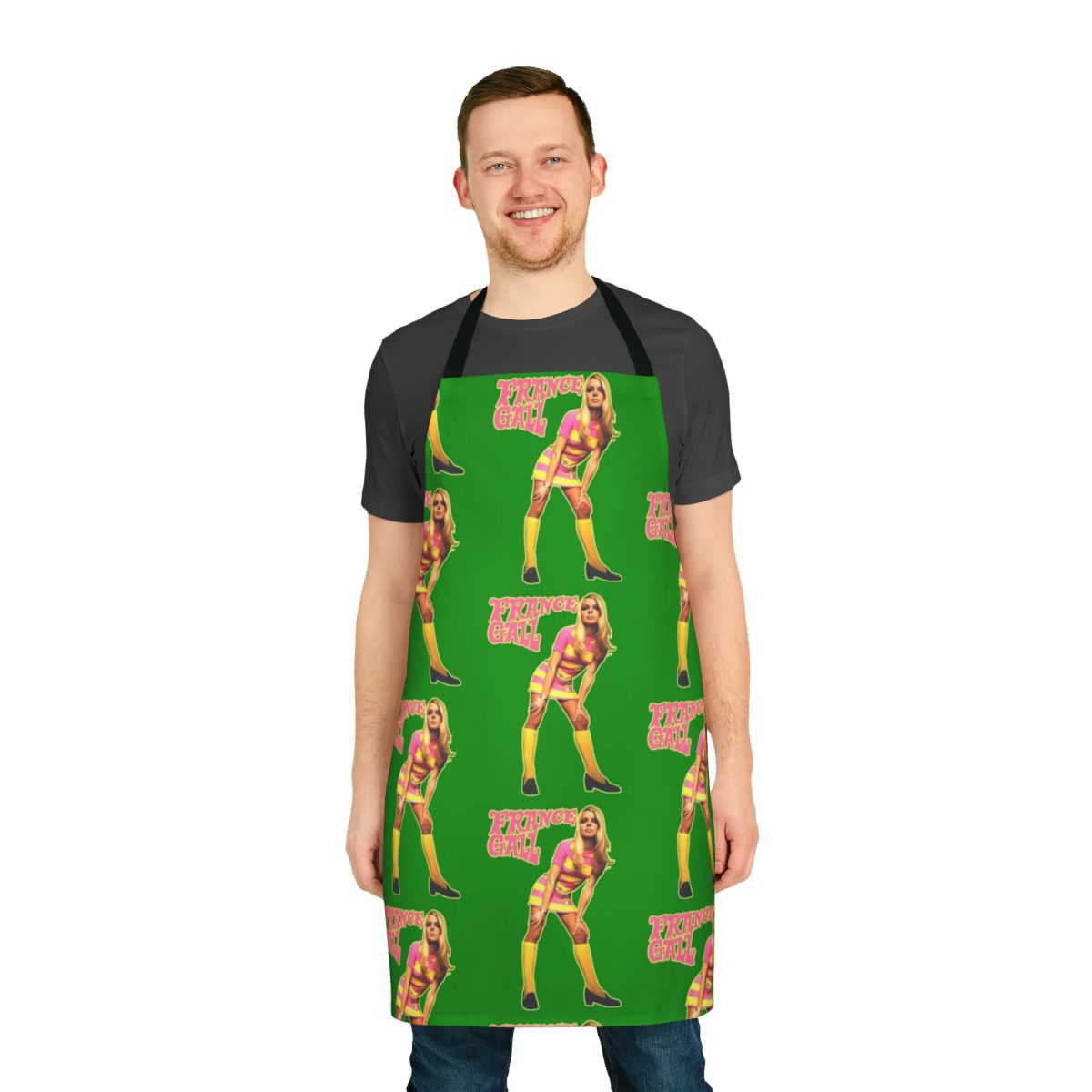 Apron featuring the image of France Gall, a popular 1960s French pop singer