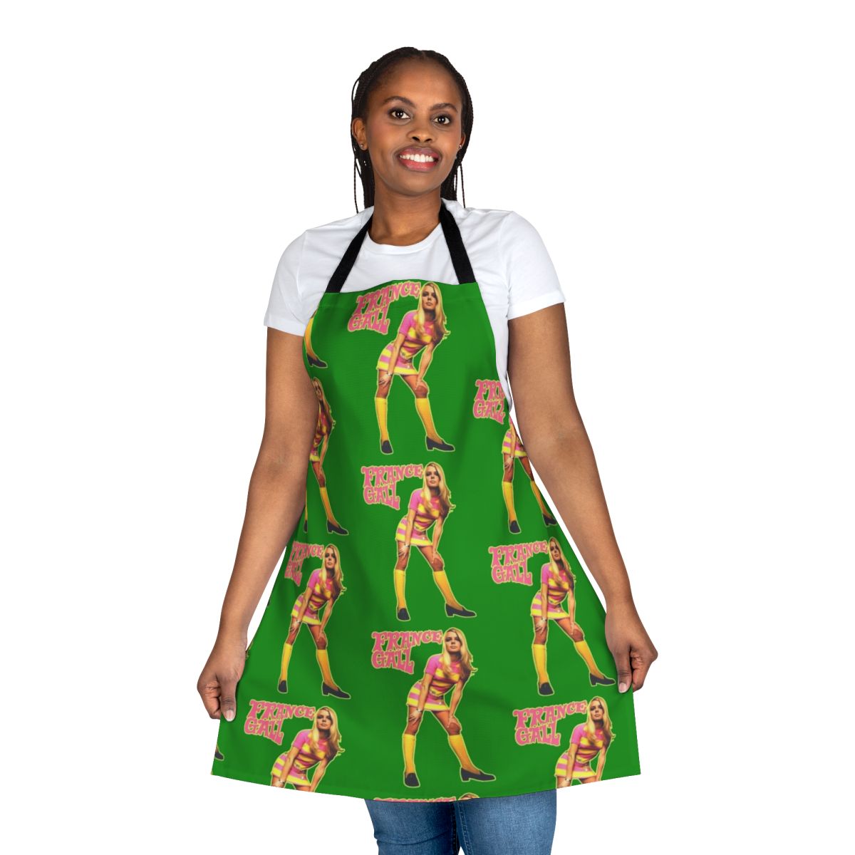 Apron featuring the image of France Gall, a popular 1960s French pop singer