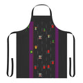 Retro frogger-themed personalized apron