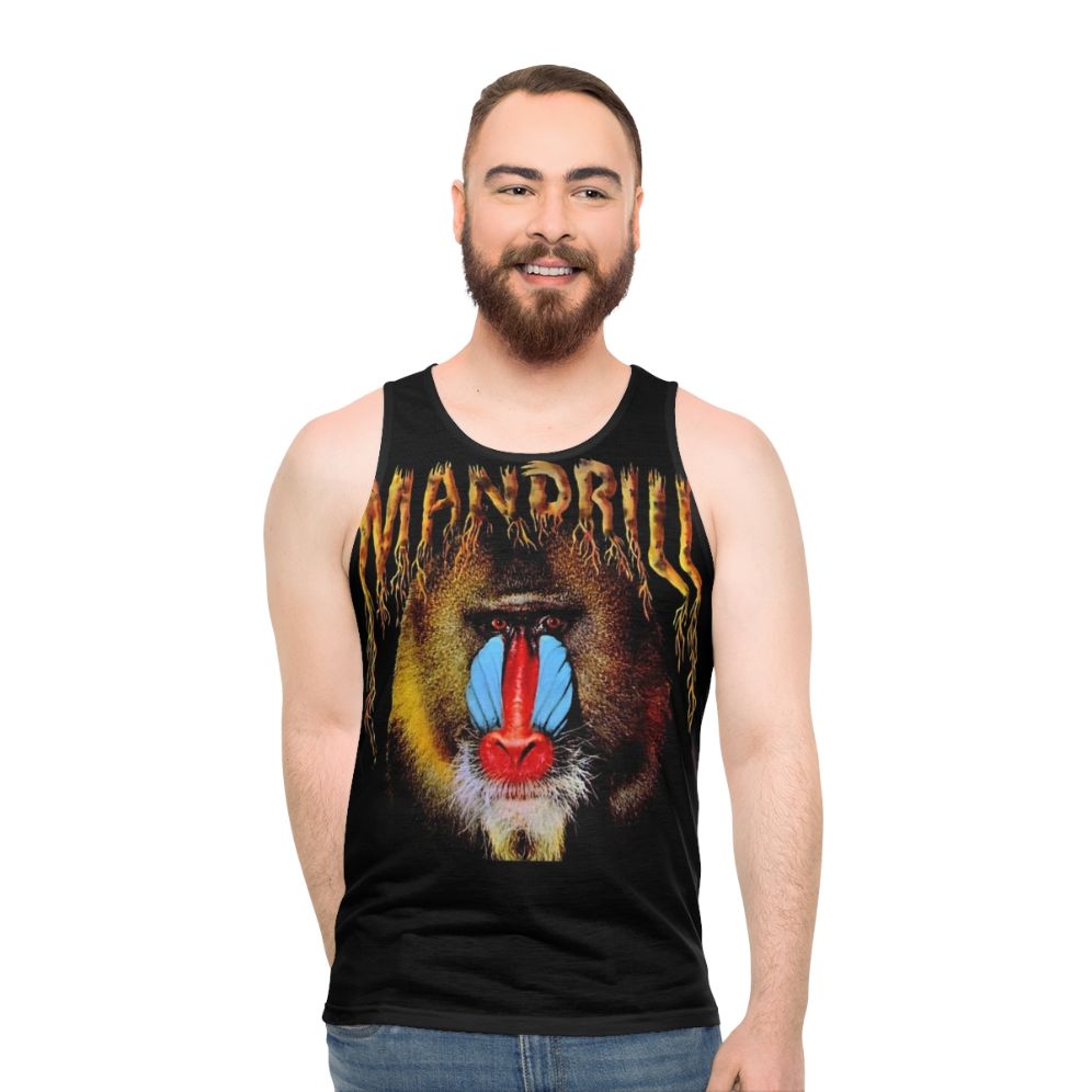Retro Funky Monkey Unisex Tank Top