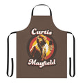 Retro kitchen apron inspired by the funky soul music of Curtis Mayfield