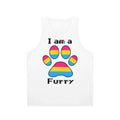 Retro Furry Pan Am Unisex Tank Top